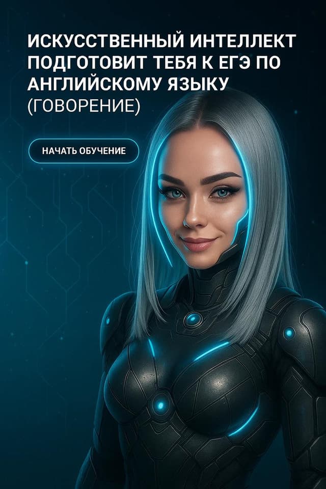 Искусственный интеллект подготовит тебя к ЕГЭ по английскому языку (говорение)