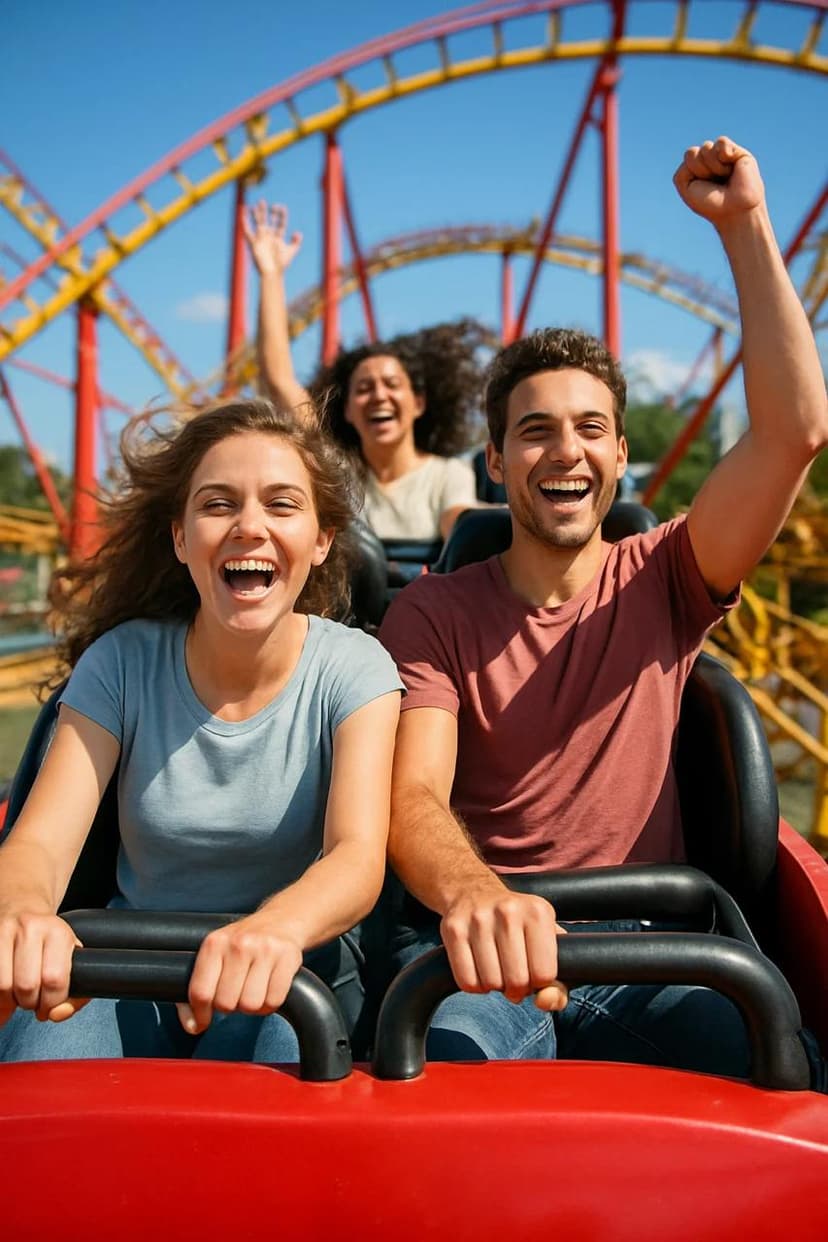 going to the theme park