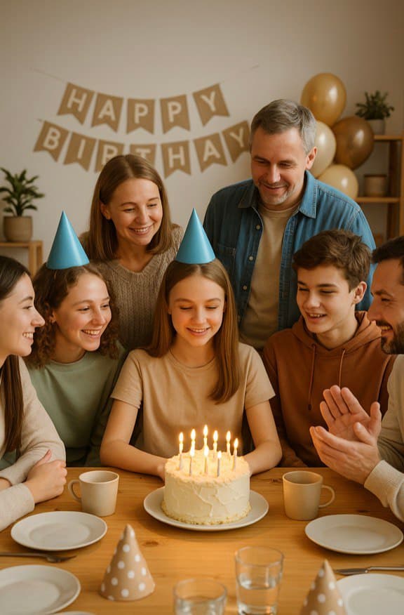 a small birthday party at home