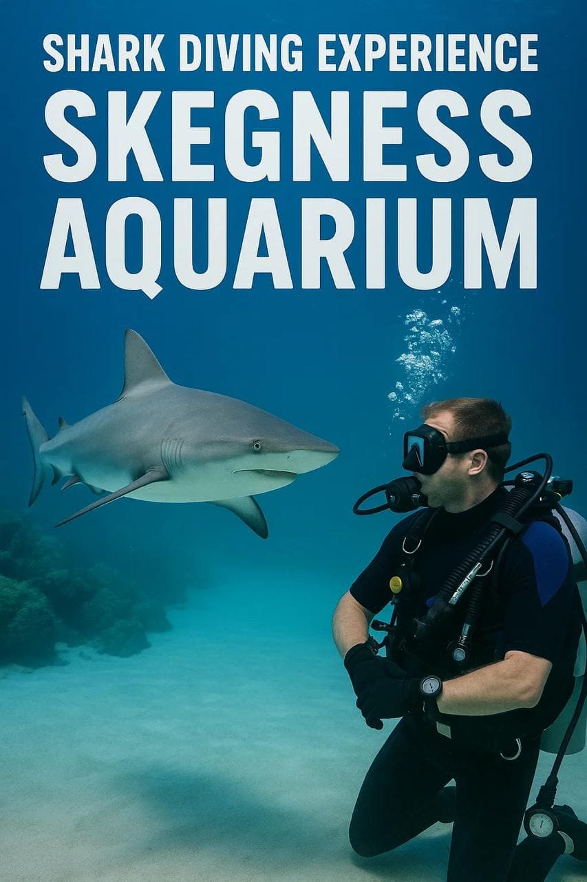 Immerse yourself in the wonders of the underwater world, and dive with sharks at Skegness Aquarium
